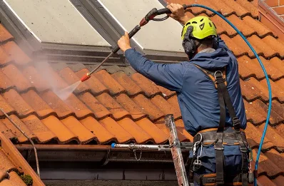 Démoussage et hydrofuge de toiture à Champagnat-le-Jeune